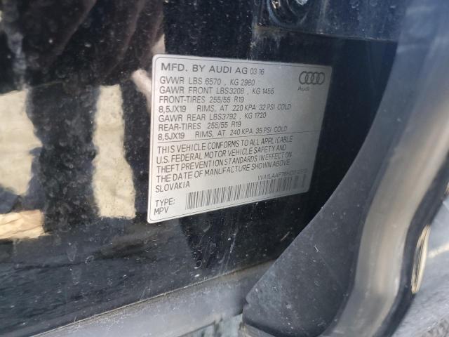 2017 AUDI Q7 PREMIUM - WA1LAAF76HD012513