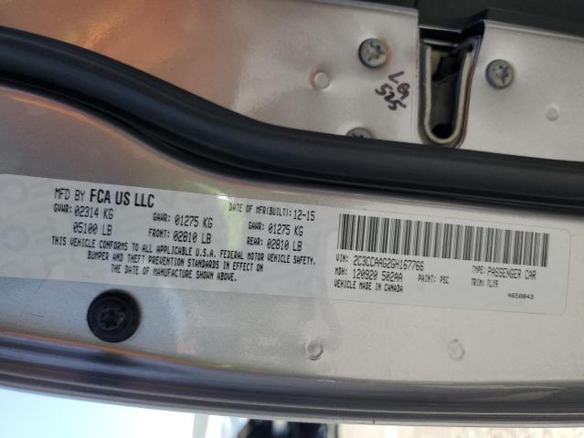 2016 CHRYSLER 300 LIMITE 2C3CCAAG2GH167766