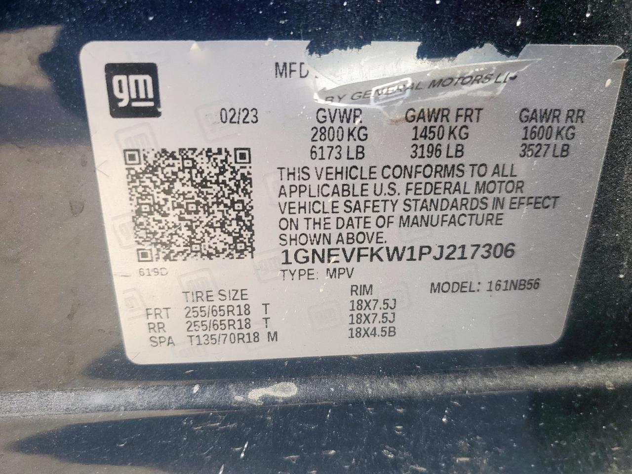 CHEVROLET TRAVERSE LS