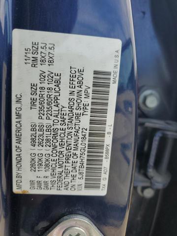 2016 ACURA RDX ADVANCE - 5J8TB4H75GL018472