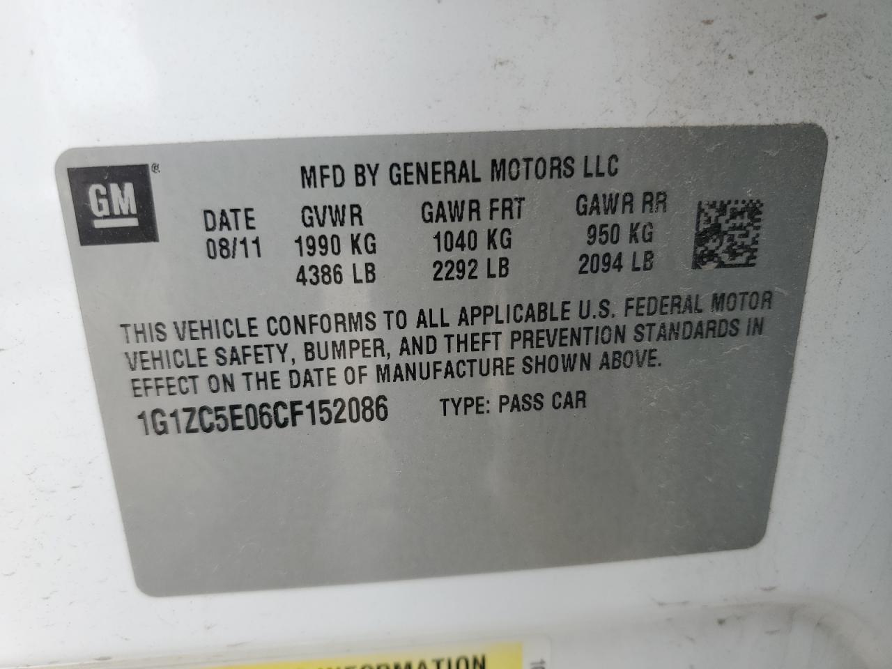 CHEVROLET MALIBU 1LT