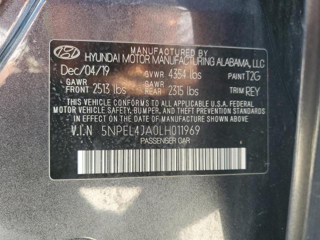 2020 HYUNDAI SONATA SEL 5NPEL4JA0LH011969