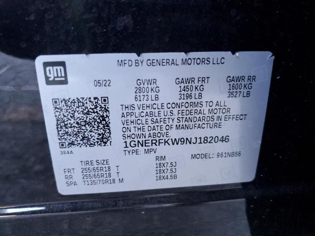 2022 CHEVROLET TRAVERSE L #3297076486