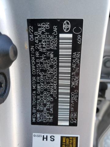 2022 TOYOTA COROLLA LE JTDEAMDE0N3009304