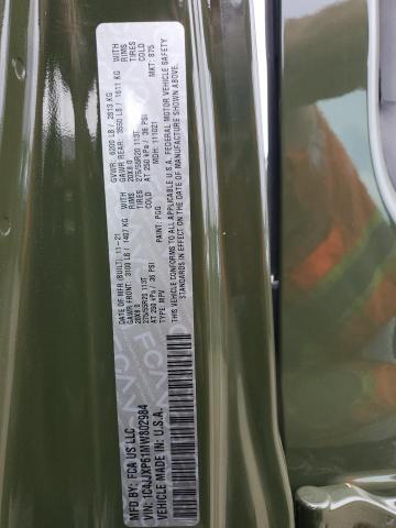 2021 JEEP WRANGLER UNLIMITED SAHARA 4XE 1C4JJXP61MW802984