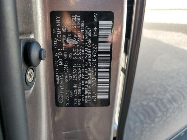 2012 HYUNDAI TUCSON GLS - KM8JUCACXCU397227