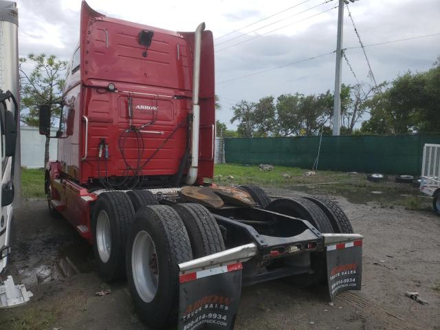 VOLVO VN VNL 2013 red tractor diesel 4V4NC9EHXDN130395 photo #4