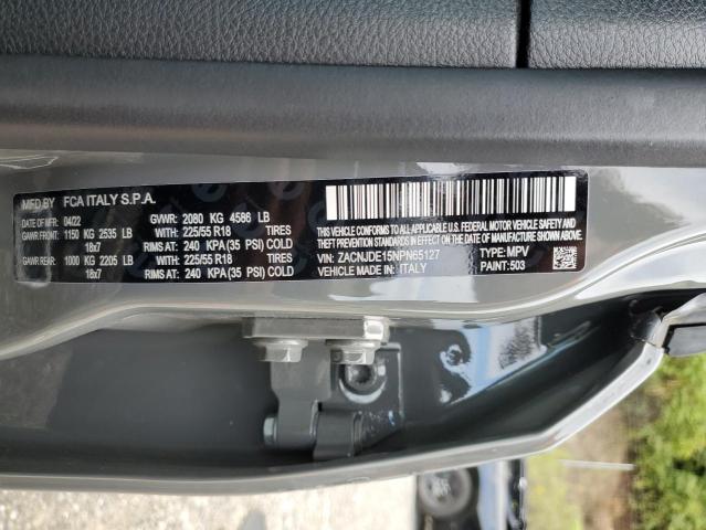 2022 JEEP RENEGADE A ZACNJDE15NPN65127