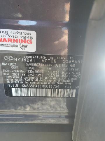 2021 HYUNDAI SANTA FE LIMITED KM8S5DA11MU011754