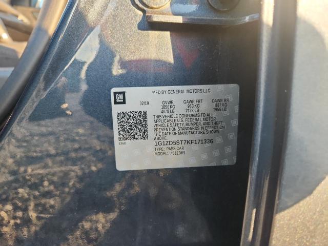 2019 CHEVROLET MALIBU LT 1G1ZD5ST7KF171336