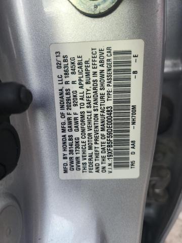 2013 HONDA CIVIC NATU - 19XFB5F59DE000483