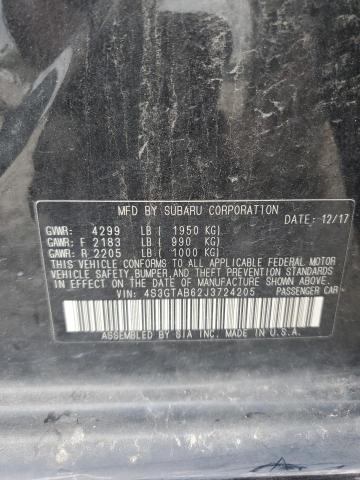 2018 SUBARU IMPREZA PR 4S3GTAB62J3724205