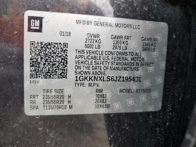 2018 GMC ACADIA DEN 1GKKNXLS6JZ195491