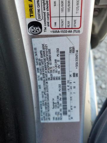 2015 FORD FIESTA S 3FADP4AJ0FM161021