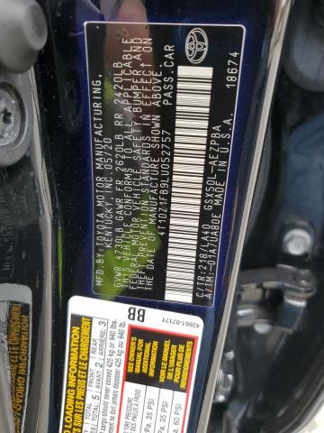 2020 TOYOTA AVALON LIM #3296280483