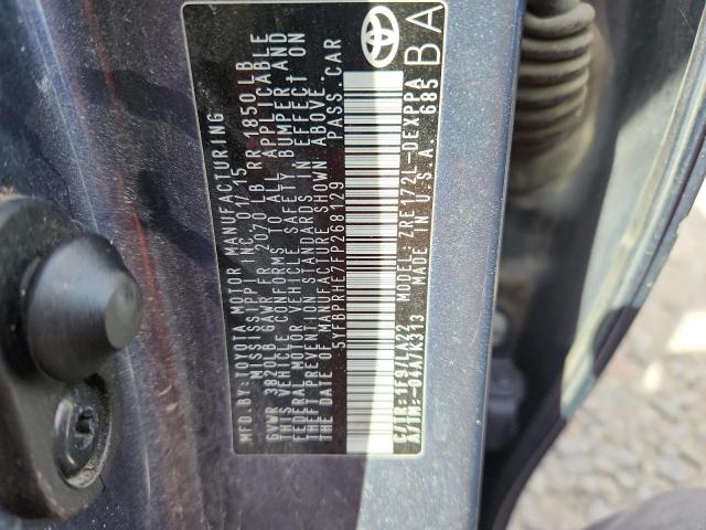 2015 TOYOTA COROLLA EC 5YFBPRHE7FP268129