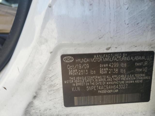 2010 HYUNDAI SONATA GLS - 5NPET4AC9AH643027