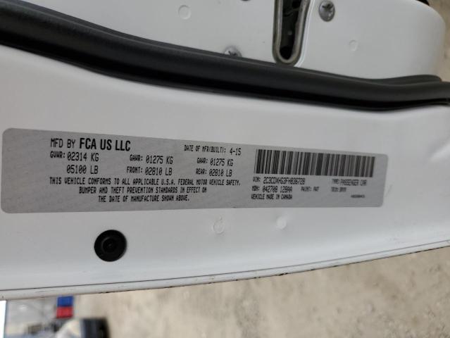 2015 DODGE CHARGER SX 2C3CDXHG3FH836728