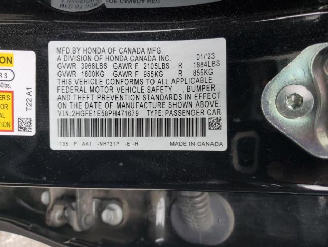 2023 HONDA CIVIC SI 2HGFE1E58PH471679