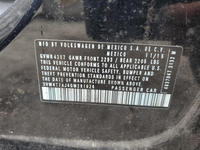 2016 VOLKSWAGEN JETTA GLI 3VW4T7AJ4GM291826