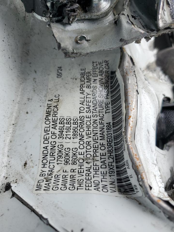 Lot #3319306705 2024 HONDA CIVIC SPOR