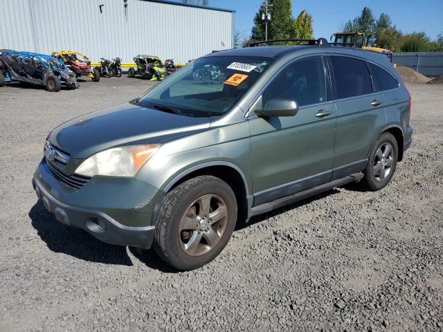HONDA CR-V EXL 2007 green  gas JHLRE38797C003938 photo #1
