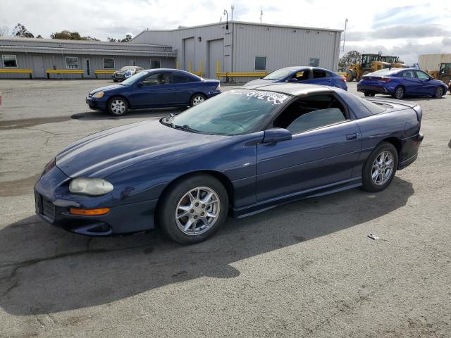 CHEVROLET CAMARO 2002 blue  gas 2G1FP22KX22139398 photo #1