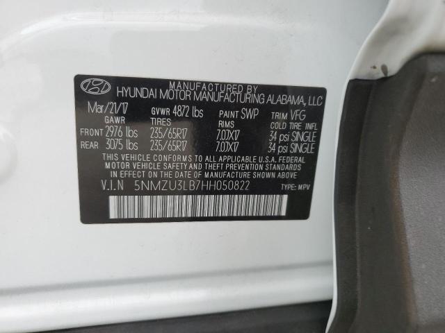 2017 HYUNDAI SANTA FE SPORT 5NMZU3LB7HH050822