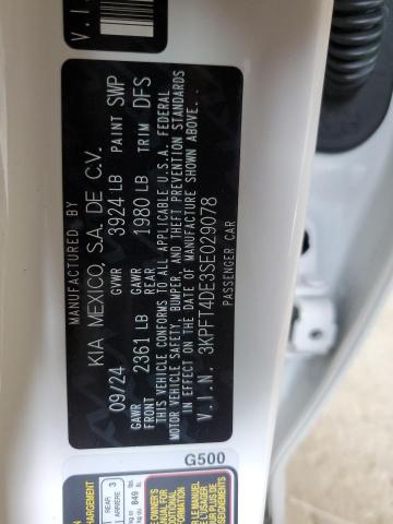 2025 KIA K4 LX - 3KPFT4DE3SE029078