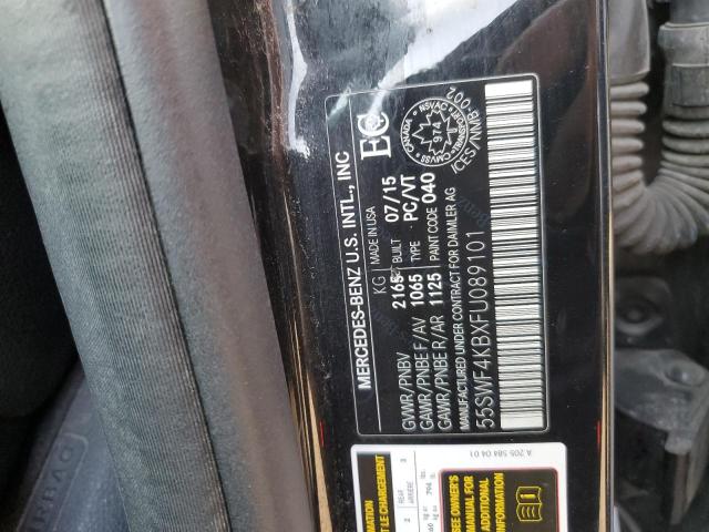 2015 MERCEDES-BENZ C 300 4MAT 55SWF4KBXFU089101