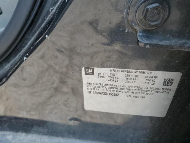 2016 CHEVROLET MALIBU LIM - 1G11A5SAXGU155252