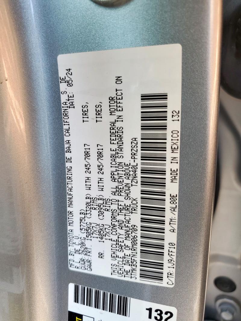 2024 TOYOTA TACOMA DOU - 3TMKB5FN1RM006709