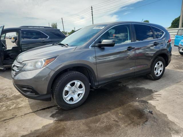 HONDA CR-V LX 2014 gray  gas 2HKRM3H36EH508883 photo #1