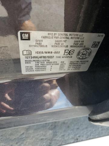 2015 CADILLAC ESCALADE P 1GYS4NKJ4FR678037