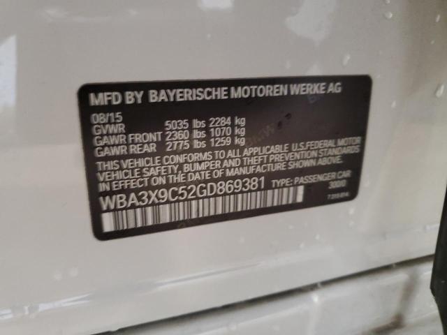 2016 BMW 335 XIGT WBA3X9C52GD869381