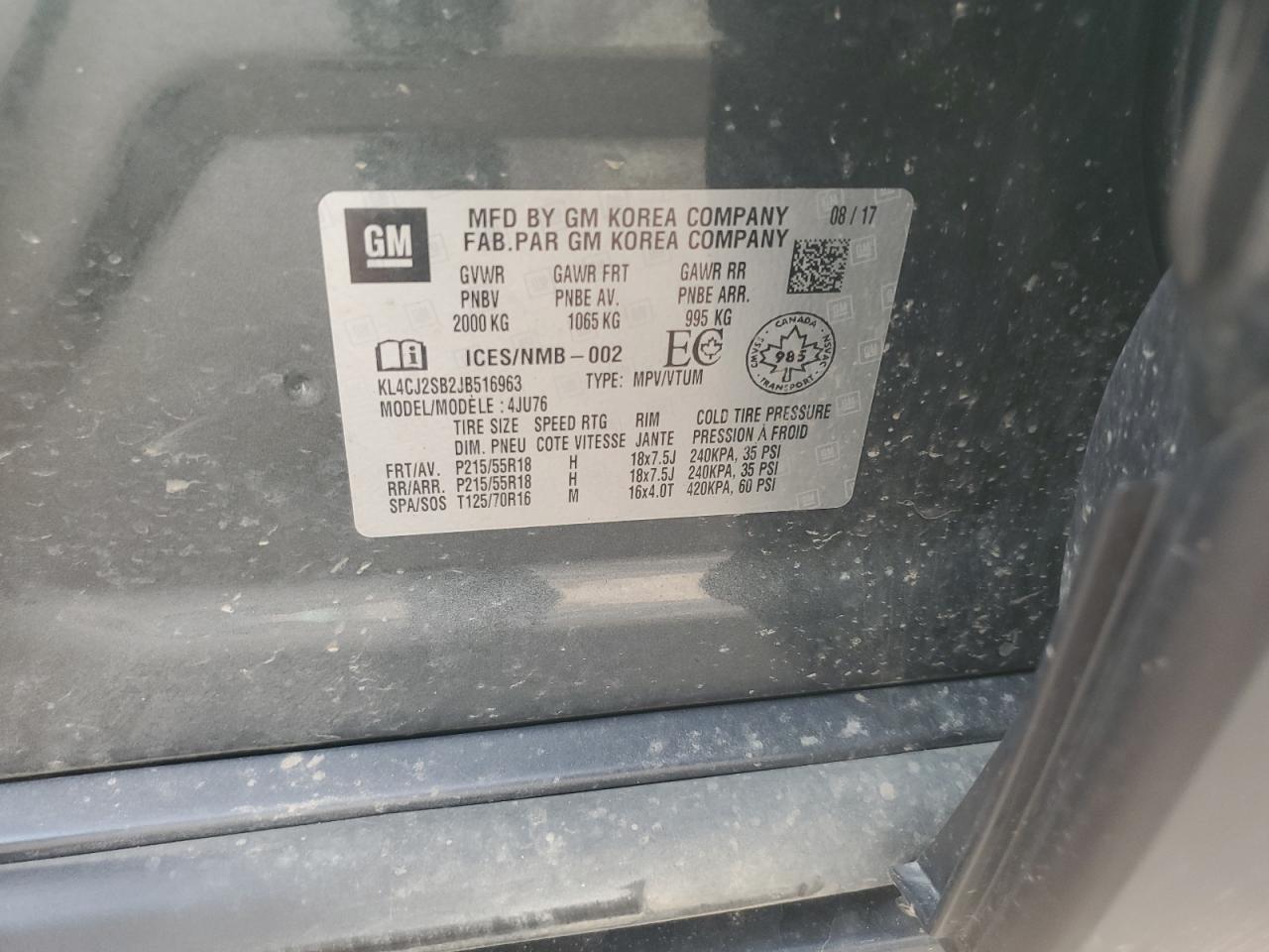 BUICK ENCORE SPORT TOURING