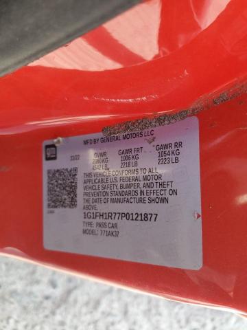 2023 CHEVROLET CAMARO SS #3296989822