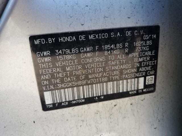 2015 HONDA FIT EX 3HGGK5H89FM701188