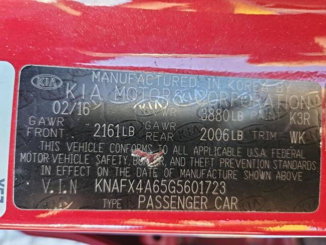 2016 KIA FORTE LX - KNAFX4A65G5601723