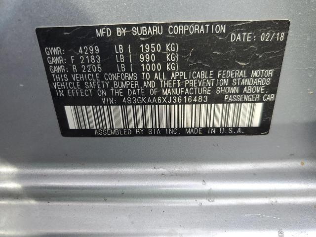 2018 SUBARU IMPREZA 4S3GKAA6XJ3616483