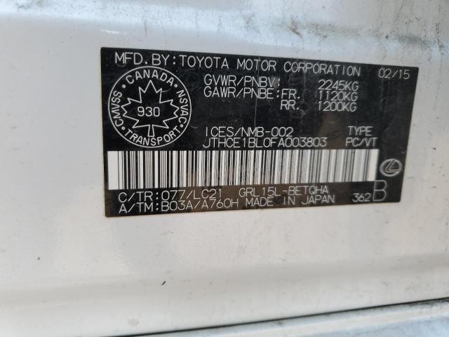 2015 LEXUS GS 350 JTHCE1BL0FA003803