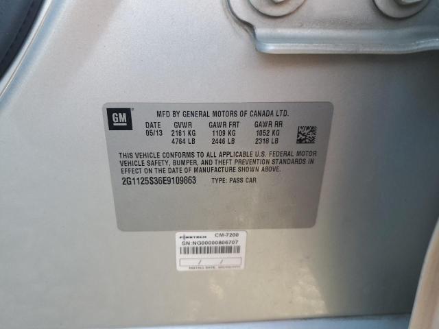 2014 CHEVROLET IMPALA LT - 2G1125S36E9109863