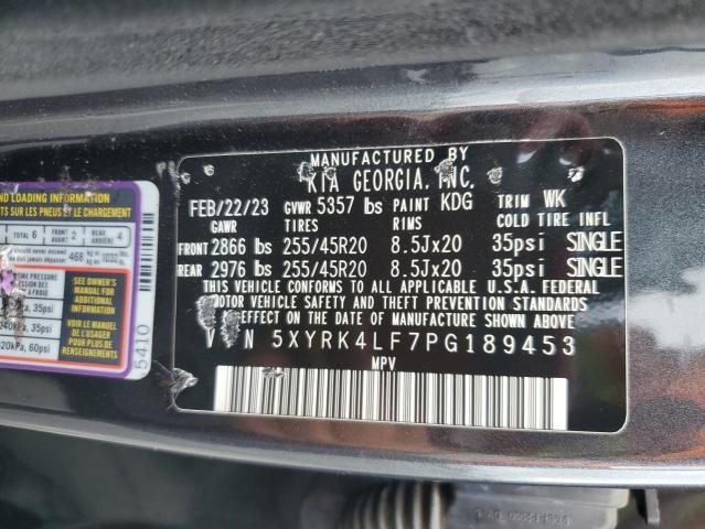 2023 KIA SORENTO SX - 5XYRK4LF7PG189453