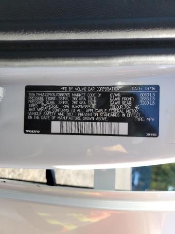 2018 VOLVO XC90 T6 YV4A22PK6J1388765