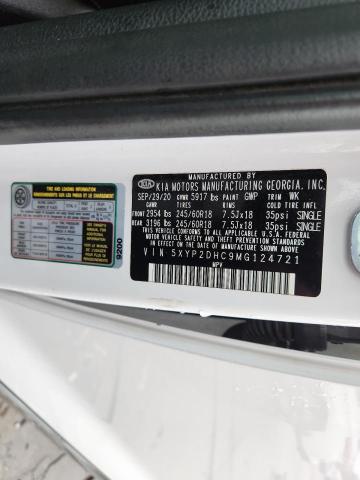 2021 KIA TELLURIDE - 5XYP2DHC9MG124721