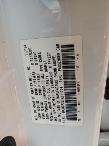 2015 ACURA TLX 19UUB2F35FA011234