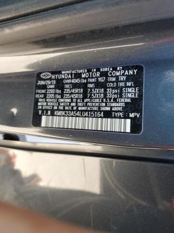 2020 HYUNDAI KONA LIMITED KM8K33A54LU415164