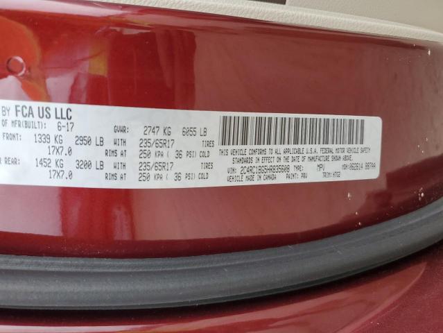 2017 CHRYSLER PACIFICA TOURING L - 2C4RC1BG5HR835608