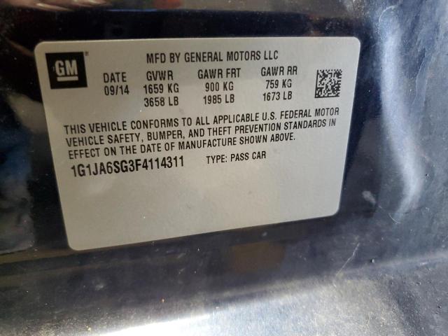 2015 CHEVROLET SONIC LS 1G1JA6SG3F4114311