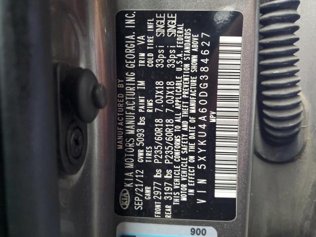 2013 KIA SORENTO EX - 5XYKU4A60DG384627